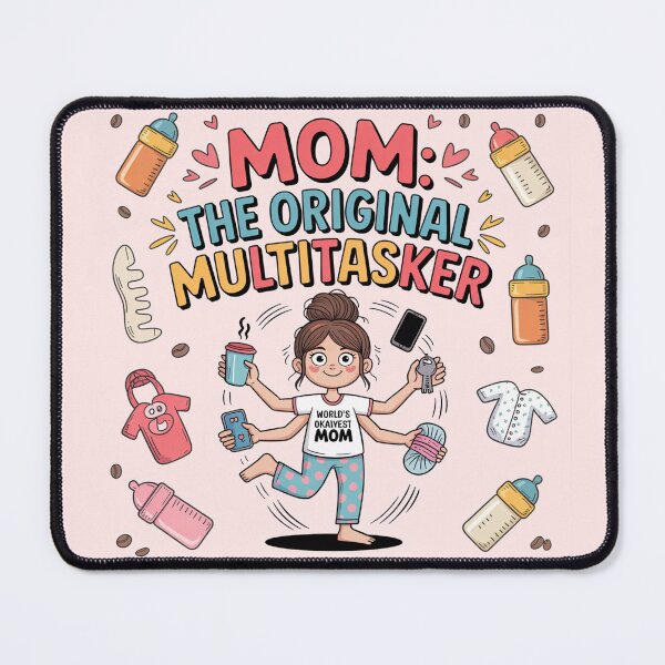 Item preview, Mom The Original Multitasker | Funny Mother's Day designed and sold by Midnight Veil Designs.