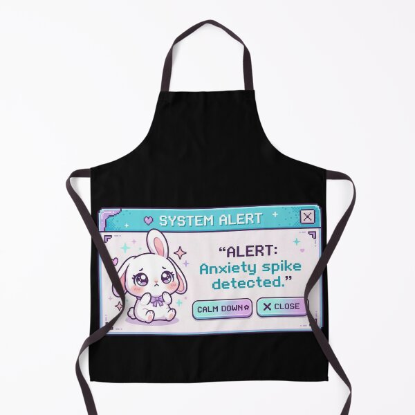 Item preview, Kawaii Bunny Alert Anxiety Spike designed and sold by Visual Dept..