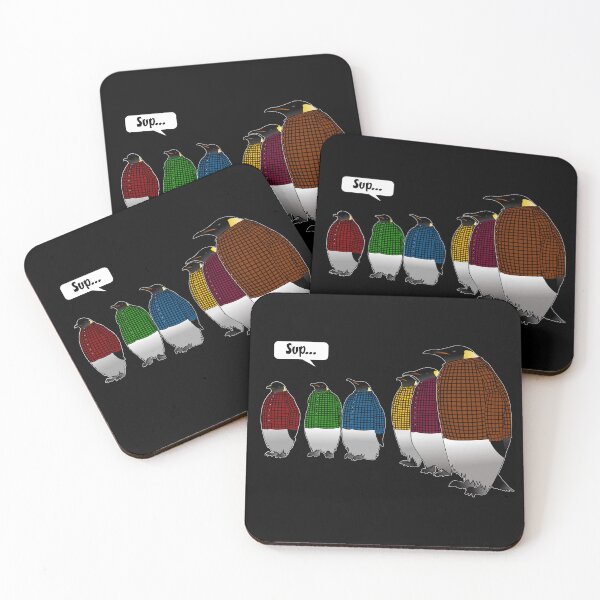 Item preview, Penguins in Plaid designed and sold by Oddston.
