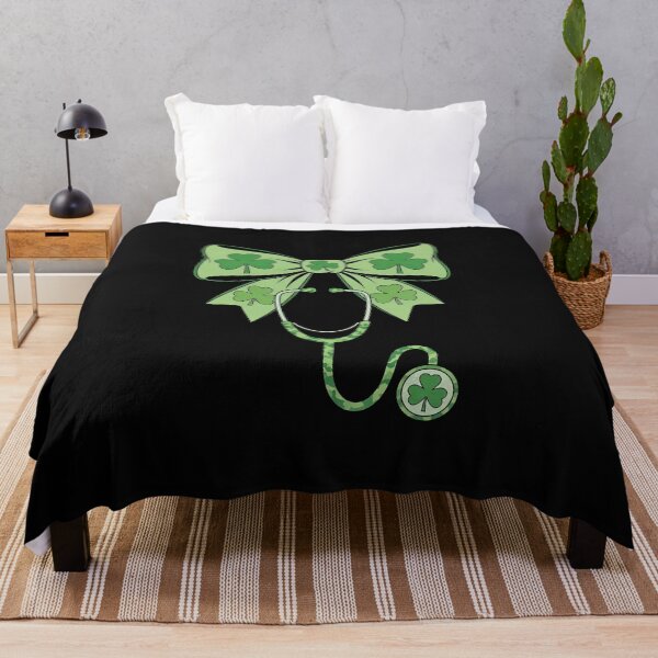 Item preview, St Patrick's Day Nurse Coquette Bow Stethoscope for Women designed and sold by viectory.