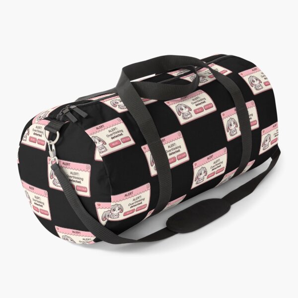 Item preview, Kawaii Bunny Alert Overthinking Detected designed and sold by Visual Dept..