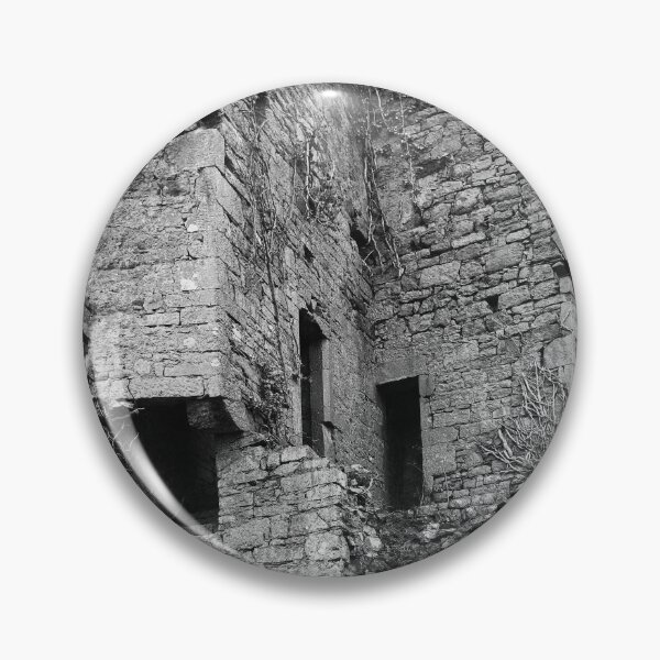 Item preview, Moody B&W Photograph of Ancient Stone Castle Ruin designed and sold by ivon55.
