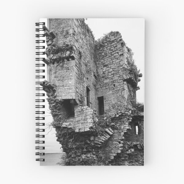 Item preview, Moody B&W Photograph of Ancient Stone Castle Ruin designed and sold by ivon55.