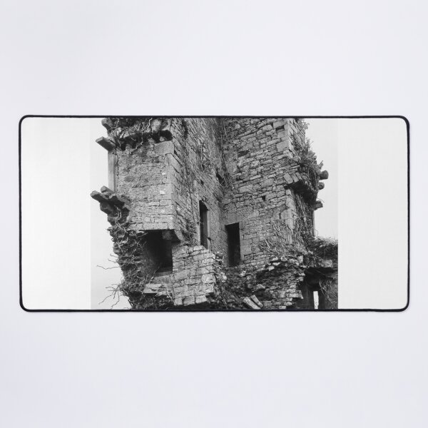 Item preview, Moody B&W Photograph of Ancient Stone Castle Ruin designed and sold by ivon55.