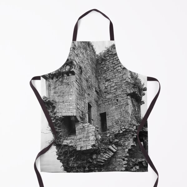 Item preview, Moody B&W Photograph of Ancient Stone Castle Ruin designed and sold by ivon55.