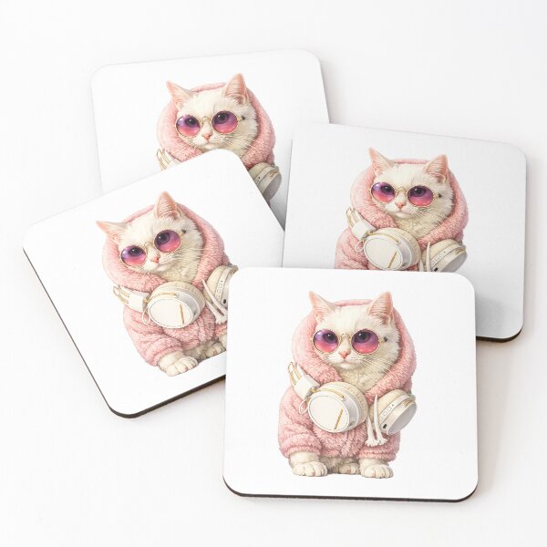 Item preview, stylish kitten designed and sold by PasoaPaso2025.