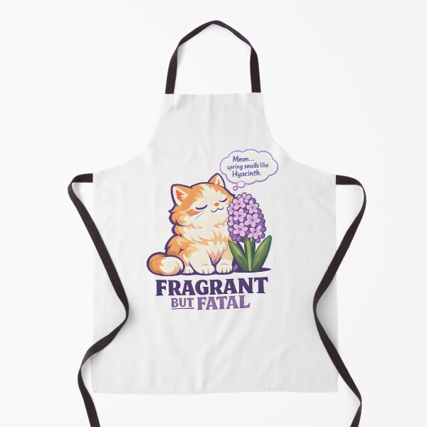 Item preview, Fragrant But Fatal – Funny Cat Hyacinth Veterinary Humor Design designed and sold by Bettybee00.