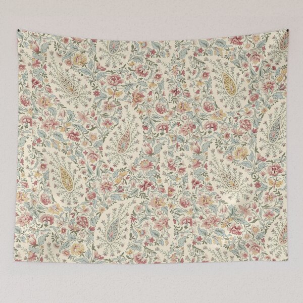 Item preview, Cottagecore Floral Paisley Vintage Pattern designed and sold by Ruchika413.