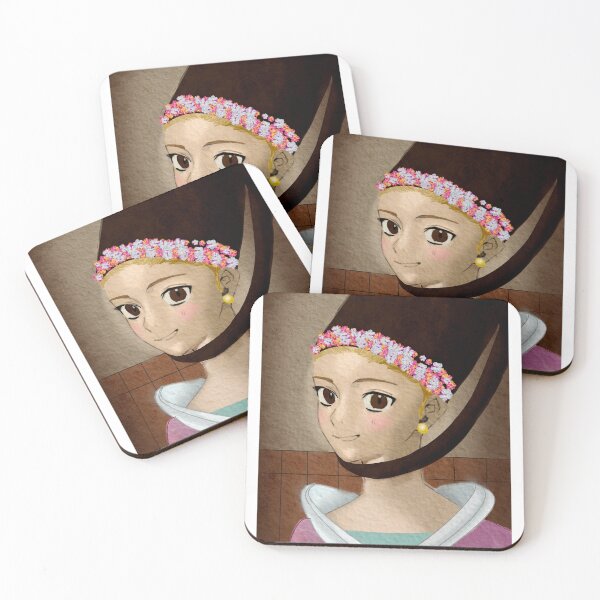 Item preview, Redesigned girl with a pearl earring designed and sold by JolaDesignss.