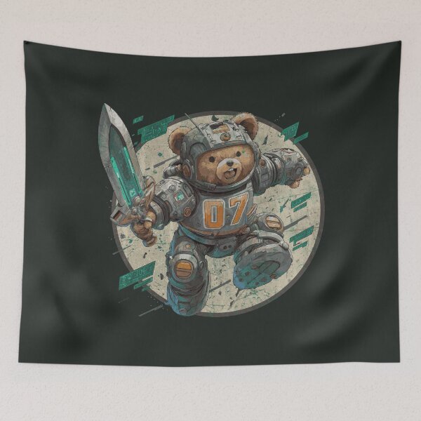 Item preview, Teddy Bear Samurai designed and sold by T Style.