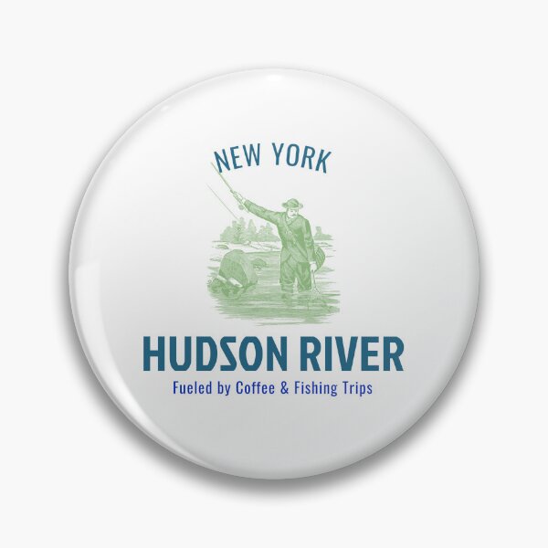 Item preview, New Yourk Hudson River Fishing Nurse T-shirt designed and sold by BochTees.