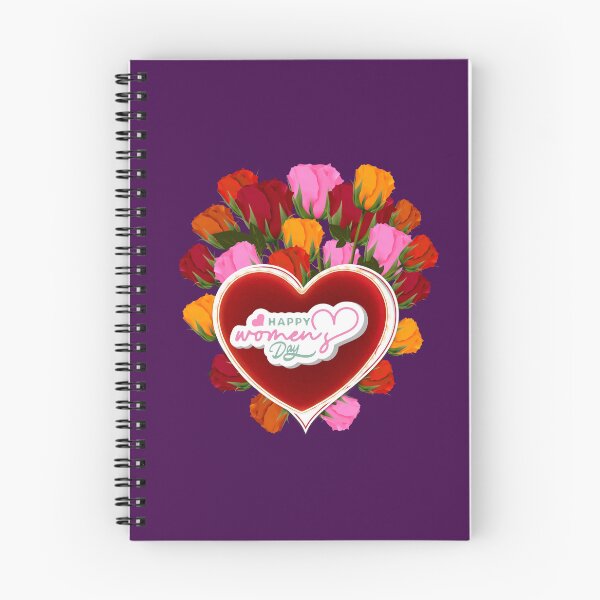 Item preview, Happy Women's Day Red Heart and Vibrant Roses Bouquet designed and sold by SolutionsArt.