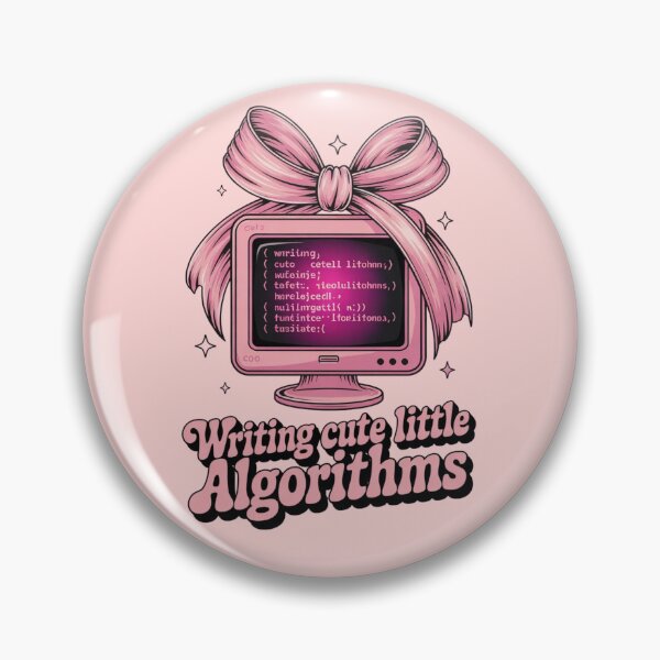Item preview, Writing Cute Little Algorithms - Coquette Aesthetic IT & Coding designed and sold by Design_Your_Day.