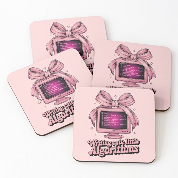 Item preview, Writing Cute Little Algorithms - Coquette Aesthetic IT & Coding designed and sold by Design_Your_Day.