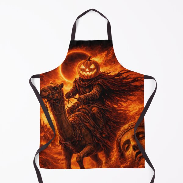 Item preview, Headless Horseman Desert Eclipse – Apocalyptic Fantasy Halloween Art designed and sold by TheHorsemanRidesAgain.