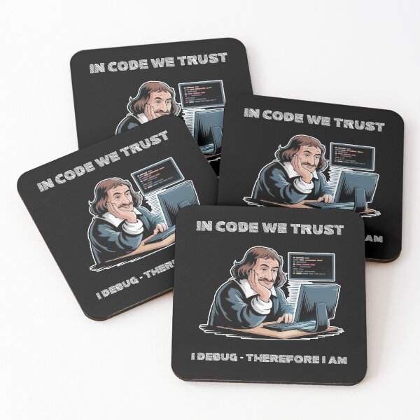 Item preview, Philosopher Descartes Meme designed and sold by Moxie Ink Lady.