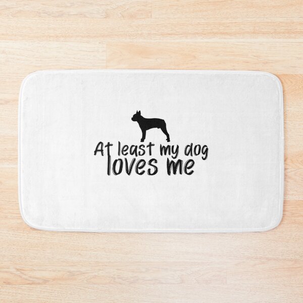 Item preview, At Least My Dog Loves Me – Funny Dog Quote designed and sold by GenesixDesign.