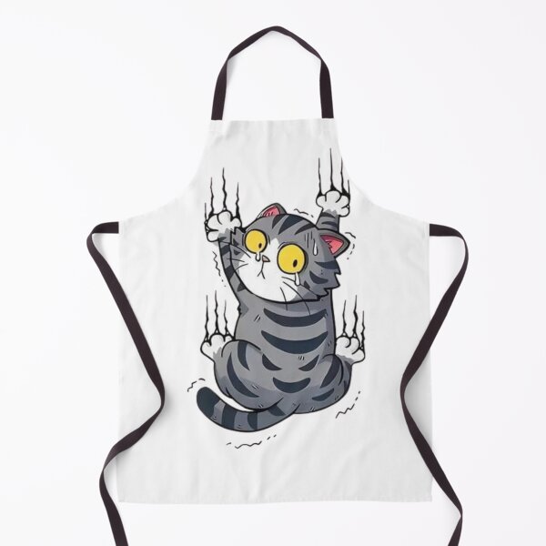 Item preview, Funny Clingy Cat – Cute Cartoon Sticker Design designed and sold by Finestrokes.art.