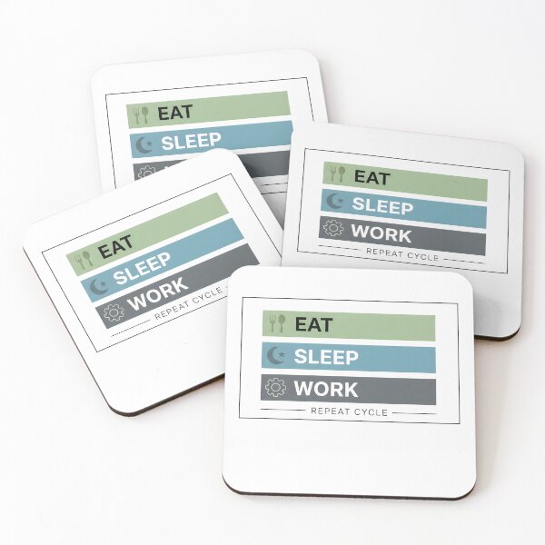 Item preview, Eat Sleep Work – Minimalist Hustle Design designed and sold by BGCDesigns.
