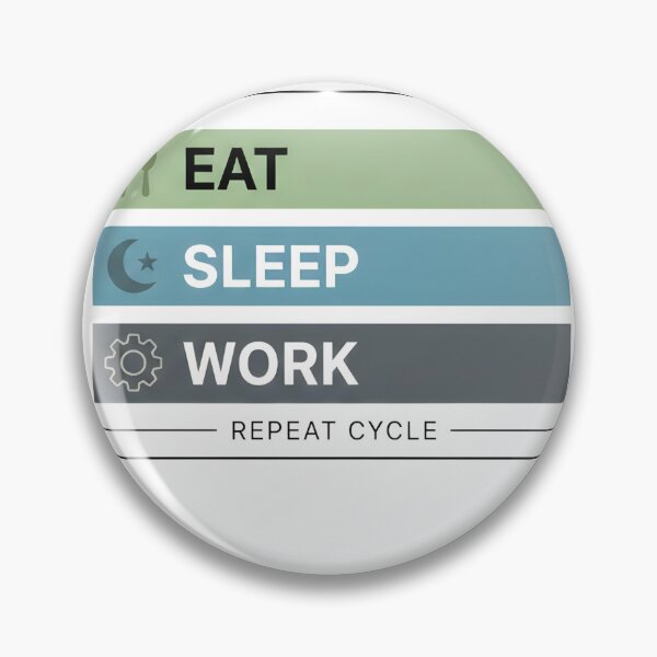 Item preview, Eat Sleep Work – Minimalist Hustle Design designed and sold by BGCDesigns.