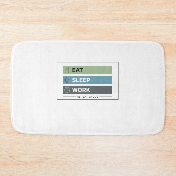 Item preview, Eat Sleep Work – Minimalist Hustle Design designed and sold by BGCDesigns.