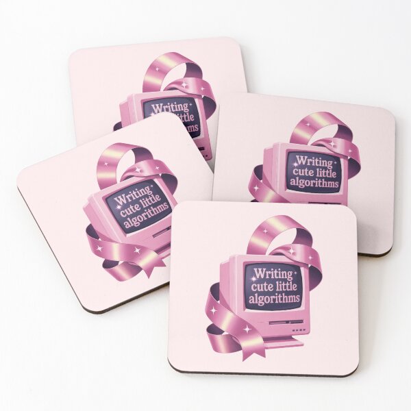 Item preview, Writing Cute Little Algorithms - Coquette Aesthetic IT & Coding designed and sold by Design_Your_Day.