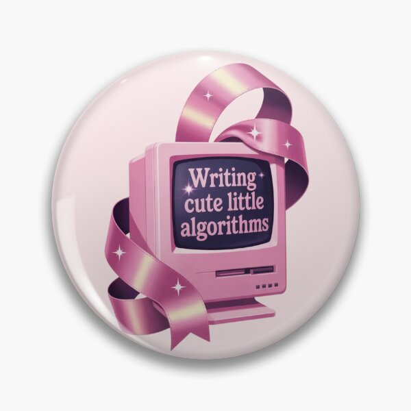 Item preview, Writing Cute Little Algorithms - Coquette Aesthetic IT & Coding designed and sold by Design_Your_Day.
