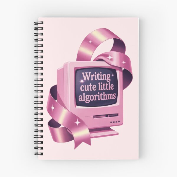 Item preview, Writing Cute Little Algorithms - Coquette Aesthetic IT & Coding designed and sold by Design_Your_Day.