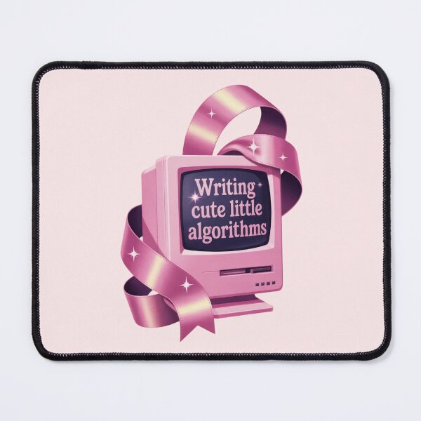 Item preview, Writing Cute Little Algorithms - Coquette Aesthetic IT & Coding designed and sold by Design_Your_Day.