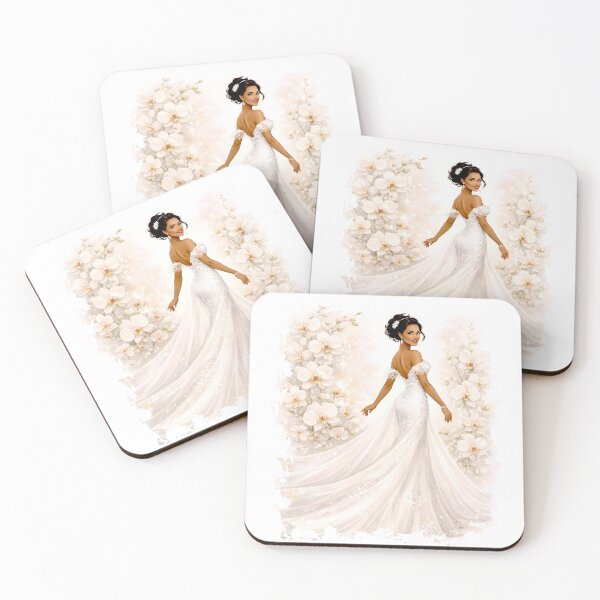 Item preview, Orchids Melanin Bride  designed and sold by aylastyle.