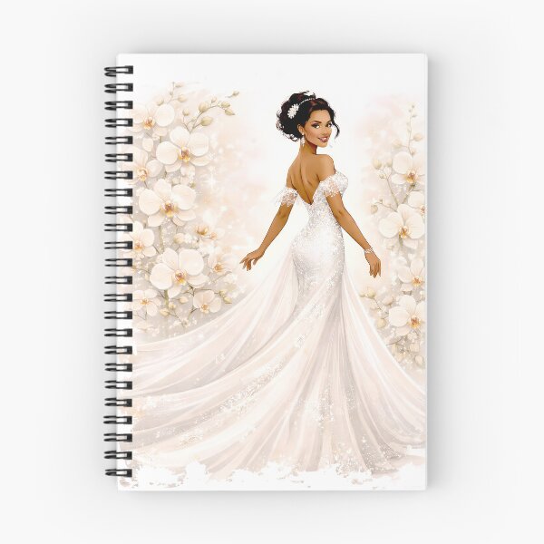 Item preview, Orchids Melanin Bride  designed and sold by aylastyle.