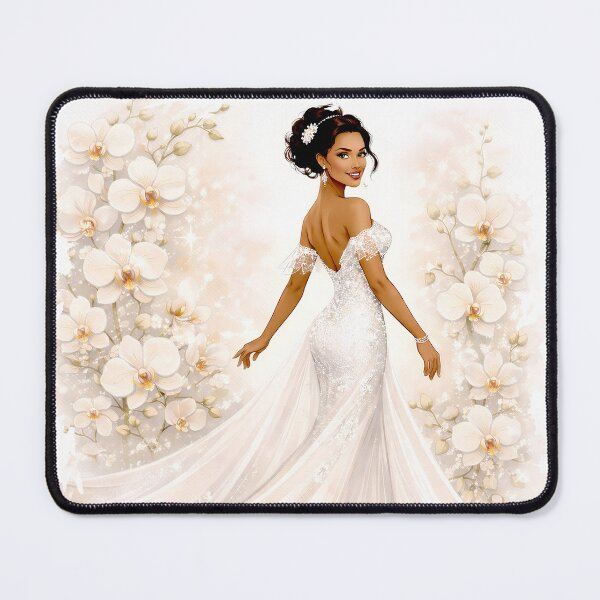 Item preview, Orchids Melanin Bride designed and sold by aylastyle.
