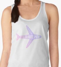Let's travel more. Plane Women's Tank Top