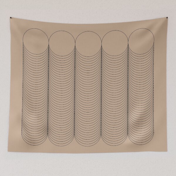 Item preview, Geometric Vertical Circle Column Pattern designed and sold by Arturo Daniel Garcia Palomo.