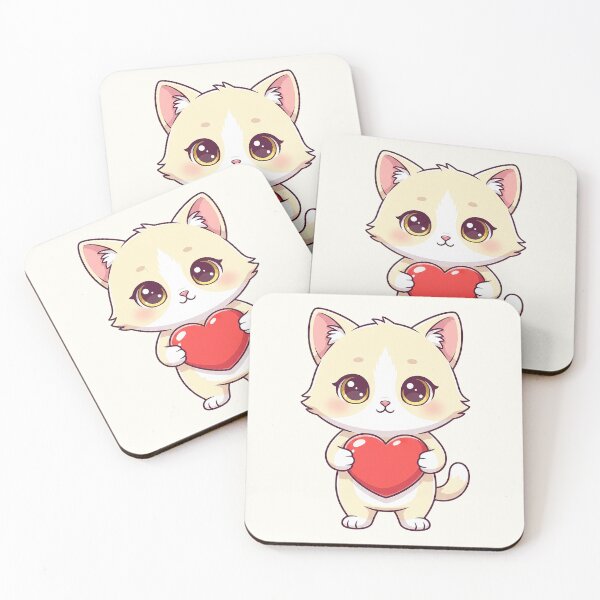 Item preview, Cat Holding Heart designed and sold by HoopeStylee.