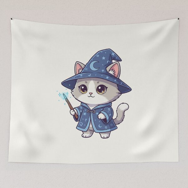 Item preview, Wizard Magic Cat designed and sold by HoopeStylee.
