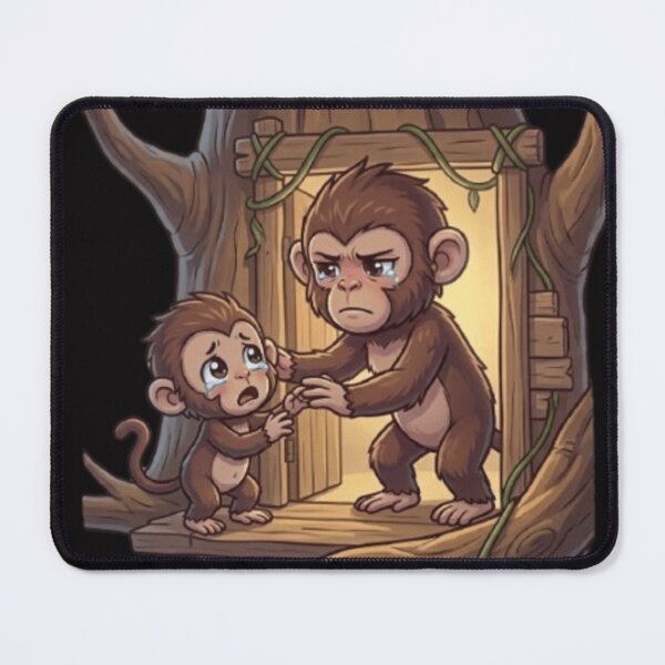 Item preview, baby monkey  designed and sold by JordanInk Studio.