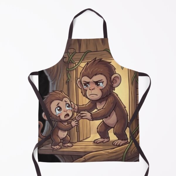Item preview, baby monkey  designed and sold by JordanInk Studio.