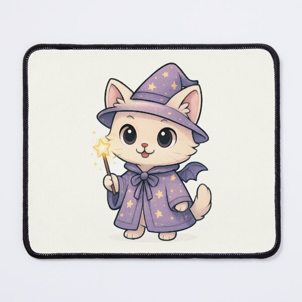 Item preview, Cute Wizard Cat designed and sold by HoopeStylee.