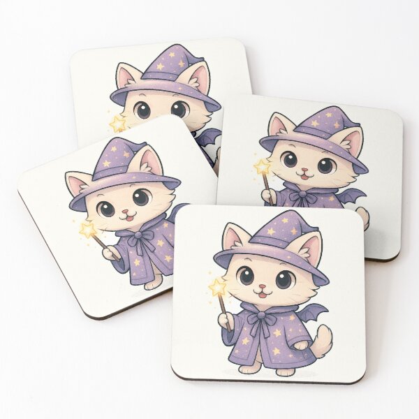 Item preview, Cute Wizard Cat designed and sold by HoopeStylee.