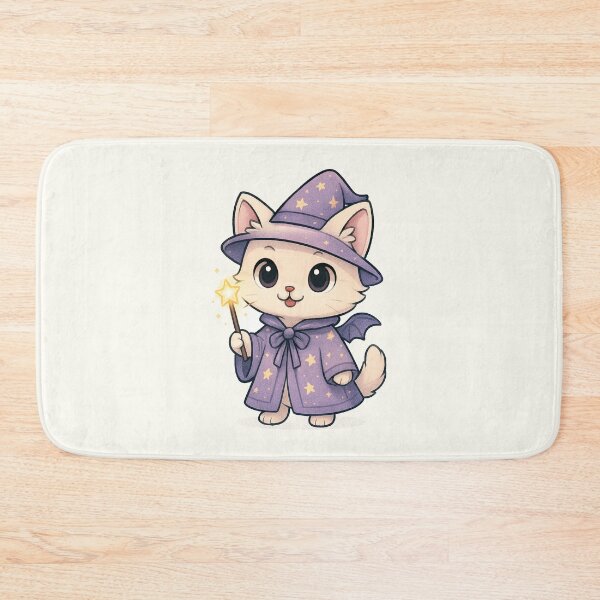 Item preview, Cute Wizard Cat designed and sold by HoopeStylee.