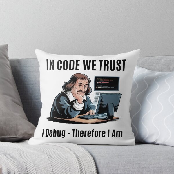 Item preview, Descartes at the Keyboard designed and sold by Moxie Ink Lady.