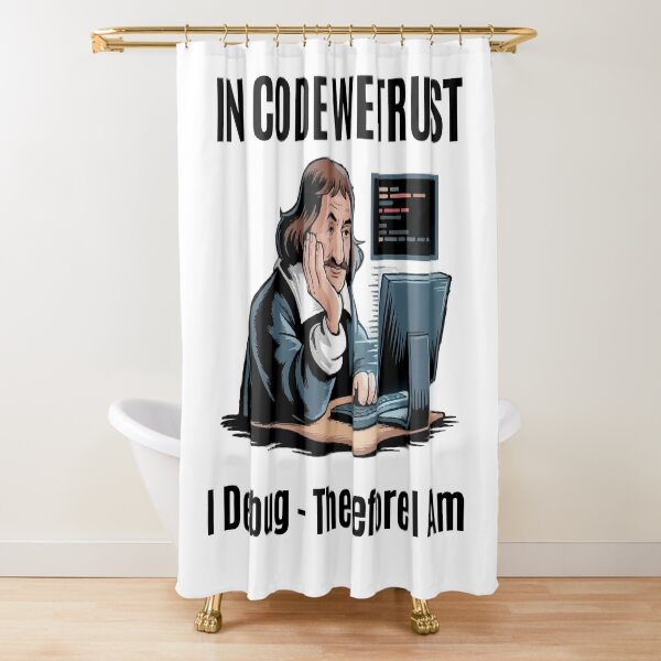 Item preview, Descartes at the Keyboard designed and sold by Moxie Ink Lady.