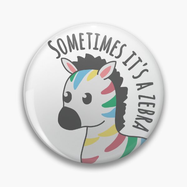 Item preview, Sometimes it's a Zebra (disability awareness) designed and sold by Becky-Marie.
