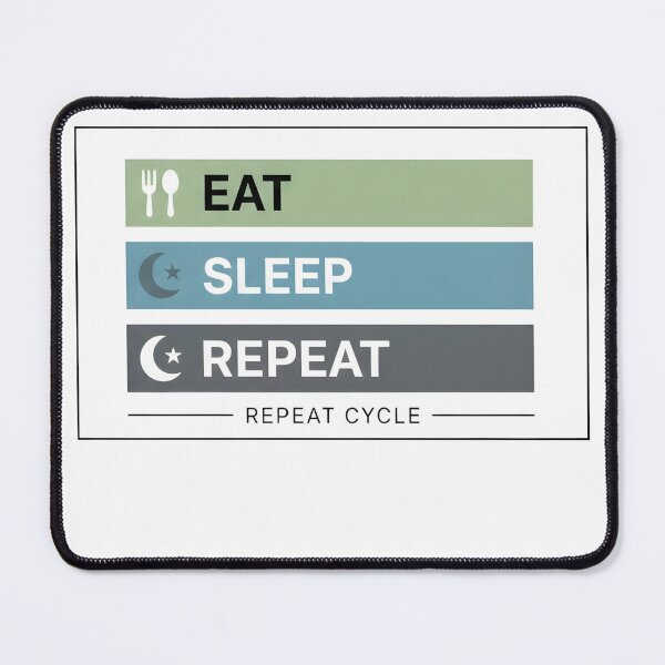 Item preview, Eat Sleep Repeat – Minimalist Lifestyle Design designed and sold by BGCDesigns.