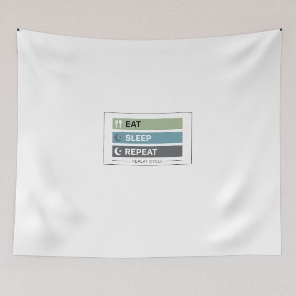 Item preview, Eat Sleep Repeat – Minimalist Lifestyle Design designed and sold by BGCDesigns.