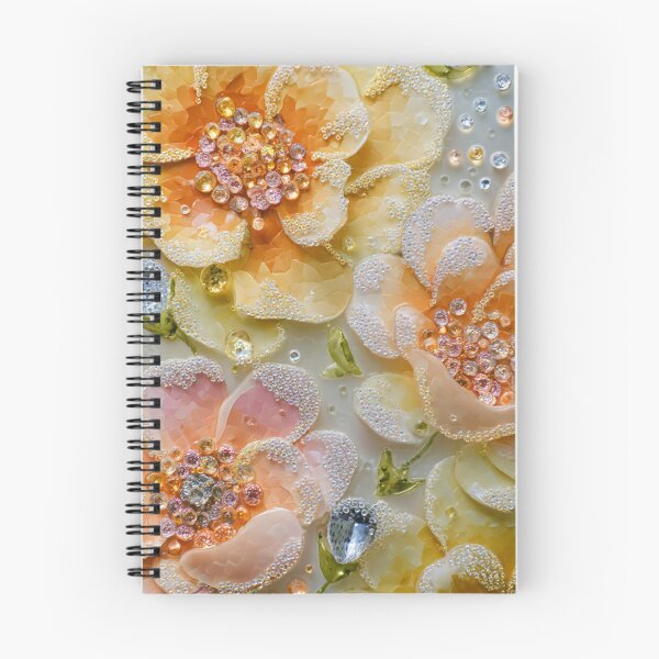 Item preview, Yellow and Orange Gem Flowers designed and sold by AngelHomes1.