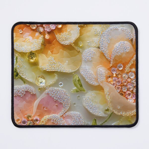 Item preview, Yellow and Orange Gem Flowers designed and sold by AngelHomes1.
