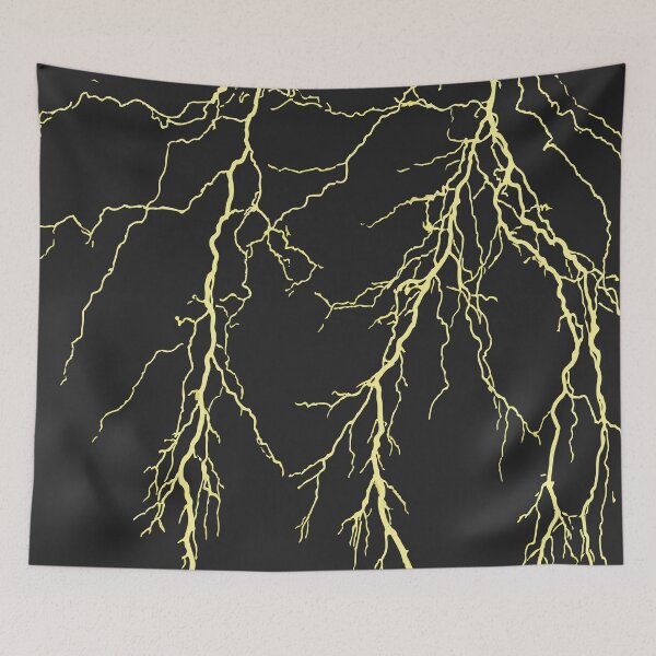 Item preview, Electric Lightning Bolt Branching Illustration designed and sold by Arturo Daniel Garcia Palomo.