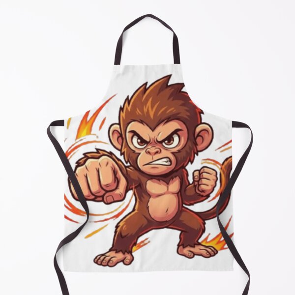 Item preview,  Fierce Little Monkey Fighter - Dynamic Action Cartoon designed and sold by JordanInk Studio.